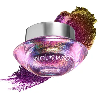wet n wild Chameleon Chrome Eyeshadow Foil Lidschatten-Creme mit multichromatischer Wirkung Farbton Matrix Moves 4.3 g
