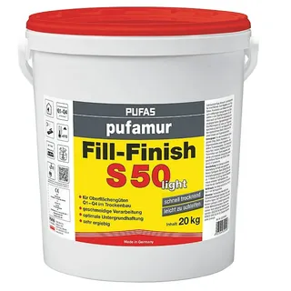 Pufas Fill-Finish S50 light 20 kg Fertigspachtel