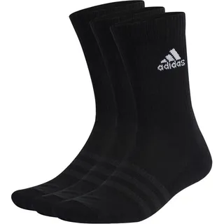 adidas Cushioned Crew Socken 3er Pack Black / White 40-42