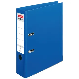 maX.file protect plus Ordner blau Kunststoff 8,0 cm DIN A4