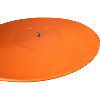 Isolate IT Sorbothane Hi-Fi-Plattenspieler-Matte, 30 cm 6mm Orange