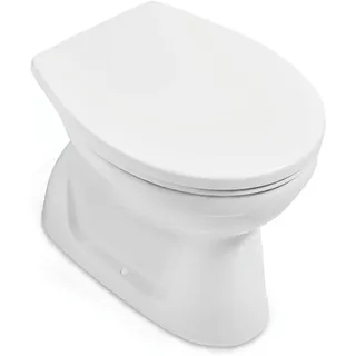 Villeroy & Boch Stand-Tiefspül-WC Villeroy & Boch NEWO, spülrandlos, Abgang senkrecht - 4659R101