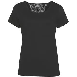 LASCANA Pyjamaoberteil schwarz 36/38