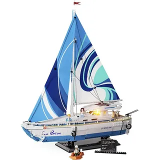 lumibricks Konstruktionsspielzeug Segelboot La Brisa 1:24