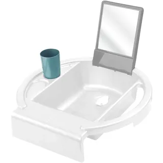 Rotho Babydesign Kiddy Wash - Kinderwaschbecken - Waschbecken - Kinderwaschbecken für die Badewanne - Babywaschschüssel - farbig