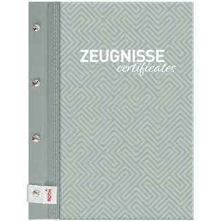 ROTH Zeugnismappe Pattern mit Buchschrauben \"Dusty Mint\""