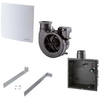 MAICO Entlüftungsset Komfort-fensterloses Bad EK FB 0093.1639, Badlüfter, weiß