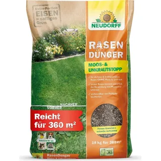 NEUDORFF Rasendünger Moos- & UnkrautStopp 18 kg