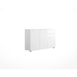 Composad Kombikommode Espresso 0 x 0 x 0 cm hochglanz weiß