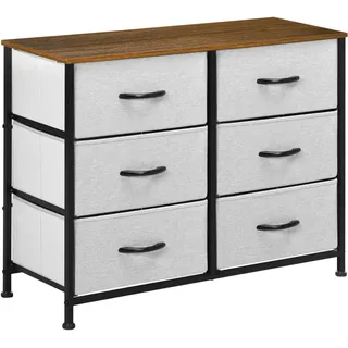 Homcom Sideboard 80 x 62,5 x 30 cm Grau