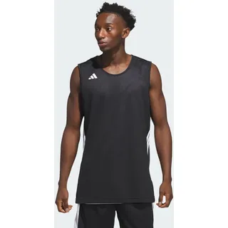 adidas Herren Trikot Everyday Pro Basketballtrikot zum Wenden AEROREADY Wendetrikot - black/white XS