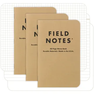 Field Notes Notizbuch, sortiert, 3er-Pack
