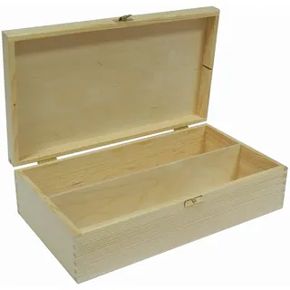 COLLECTOR Wooden World Doppelte Weinflaschenkiste aus Holz Box für zwei Weinflaschen