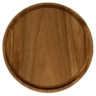 METRO Professional Servierbrett, Akazienholz, Ø 22.5 cm, rund, braun