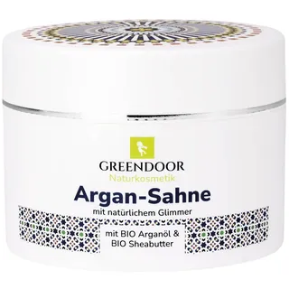 GREENDOOR Argan Sahne mit natürlichem Glimmer 200 ml