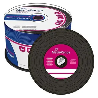 Xlayer Vinyl-Look CD-R 700MB/80Min 52x, 2X 50er-Spindel