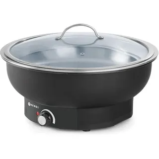 HENDI Chafing Dish Tesino, elektrisch, Kitchen Line, 6,8L, 230V/500W, ⌀405x(h)240mm
