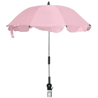 Kinderwagen Regenschirm Universal Sonnenschirm Sonnenschutz mit Einem Regenschirmgriff für Kinderwagen 360° verstellbar für Rund- oder Ovalrohr Baby Kinderwagen Regenschirm (PINK)