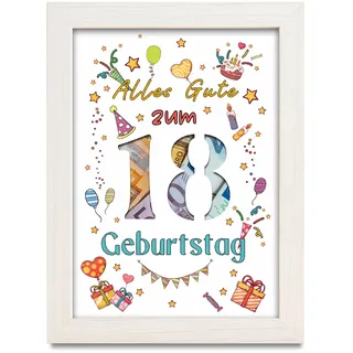 18. Geburtstag Geldgeschenk, Geschenke zum 18 Geburtstag Mädchen Junge, Geldgeschenke Alles Gute zum 18 Geburtstag, 18.Geburtstag Deko, Coole Geschenkideen zum 18. Geburtstag für Freunde Familie