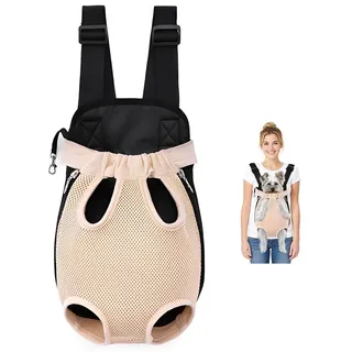 Haustier Rucksack Hund Katze,HIOQFR Haustier Tragerucksack Verstellbar | Hunderucksack Transport Katze Hund,Tragetasche haustier,48 x 34 CM,mit Verstellbaren Schulterriemen,für Shopping, Wandern