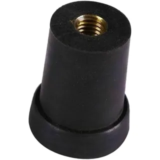 kowaku Endpin Gummispitze Kontrabass Endpin Stopp Kappen Endpin Gummipolster Endpin Zubehör Aus Robustem Gummi Leicht zu Montieren für Musikschüler Orcheste, 8mm