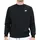 French Terry Crew Pullover black/white XL