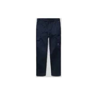 Regular Fit Cargohose mit Label-Patch, Marine, 164