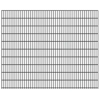 FA-Bausysteme Doppelstabmattenzaun 250 x 203 cm Anthrazit