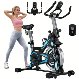 ZMH Heimtrainer Fahrrad Ergometer schwarz