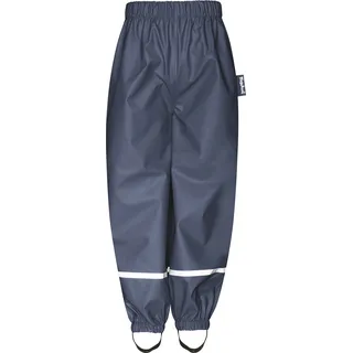 Playshoes Matschhose Regenlatzhose Ungefüttert Unisex Kinder Wind- und wasserdichte Regenhose Regenbekleidung, marine Bundhose, 92