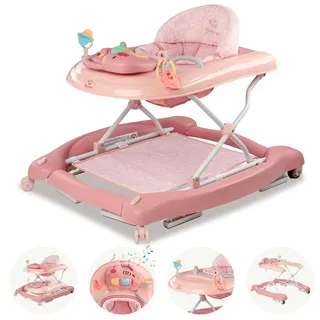 BRONEA® 5in1 Babywalker Lauflernhilfe Schaukel Gehfrei Wippe Lauflernwagen Baby