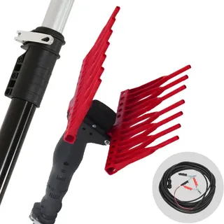 GeoTech Olive Picker 400 EVO - Elektrische Olivenrüttler 190/280 cm Autobatterie-Kabel im Lieferumfang - Teleskopschaft aus aluminium