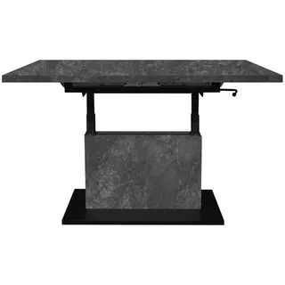 Mäusbacher Lift Couchtisch Schwarz 120 x 70 x 56-75 cm