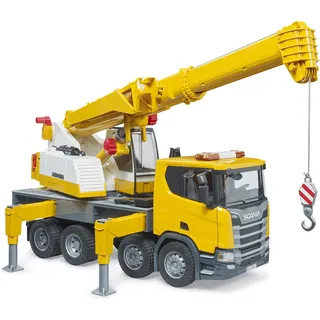 Bruder 03571 - Scania Super 560R Liebherr Kran-LKW gelb 1:16