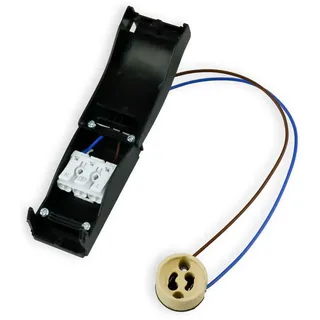 ISOLED GU10 Fassung mit Anschlussbox 2x3-polig, weiterverdrahtbar