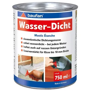 Baufan Wasser-Dicht Grau 750 ml