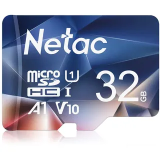 Netac Micro SD Karte 32gb Fat32, Speicherkarte Handy für Smartphone, Switch, Tablet, Camera, Drone, Raspberry pi