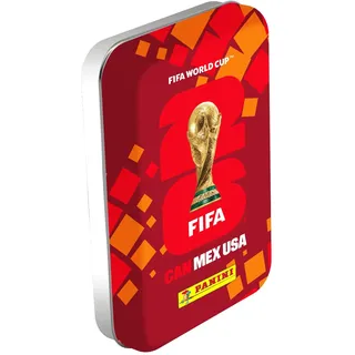 Panini Sticker zur FIFA-Weltmeisterschaft 2026 – Metallbox Pocket 8 Taschen