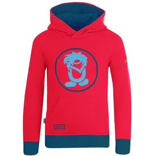 TROLLKIDS Troll Kapuzenpullover - Spicy Red / Dolphin / Petrol - 92 cm