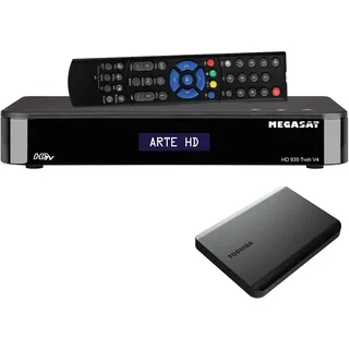Megasat HD 935 Twin V4 HDTV Sat Receiver Live Stream 1000GB Festplatte Tuner