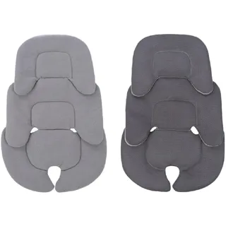 Ruarby Baby-Kissen für Kinderwagen, Autositzeinlage für Kopf und Körper, Stützkissen für Kinderwagen, Thermo-Matratze, Netzstoff, atmungsaktiv, Schutzmatte