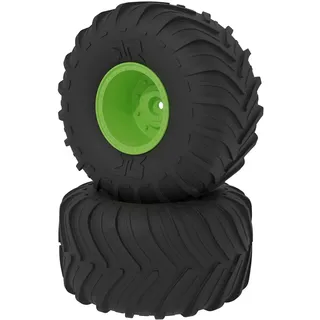 ARRMA dBoots Chevron MT Tire Set, Glued, Green