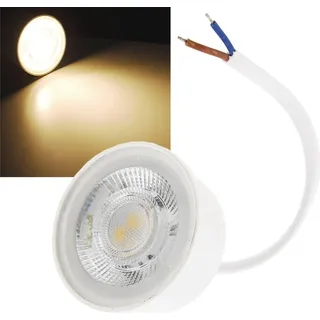 ChiliTec LED-Modul Piatto N5 warmweiß 38° 2900K 230V 5W 370lm Ø50x24mm - Weiß