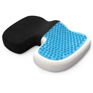 bonmedico Sitzkissen orthopädisch,Schwarz Velours,Standard45x35x7cm,40-90kg