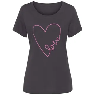 VIVANCE DREAMS Damen Shorty anthrazit, anthrazit gemustert Gr.32/34