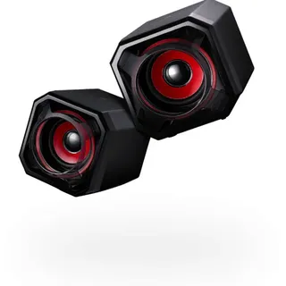 Surefire Gator Eye Gaming Speakers Red