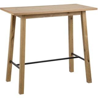 AC Design Furniture Actona Bartisch Chara 117 x 58 cm Holz Braun Eiche