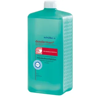 Schülke desderman 1000 ml Euroflasche Händedesinfektion parfümfrei, ehemals Desderman pure