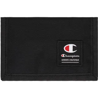 Champion Lifestyle Accessories Script Shop-(806024) Trifold, Reisezubehör, Tri-Fold Brieftaschen, Unisex, Erwachsene, Schwarz (NBK), Einheitsgröße, Schwarz (NBK), Einheitsgröße