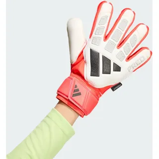 adidas Predator Match Fingersave Junior Weiß/Lucid Red/Black 5